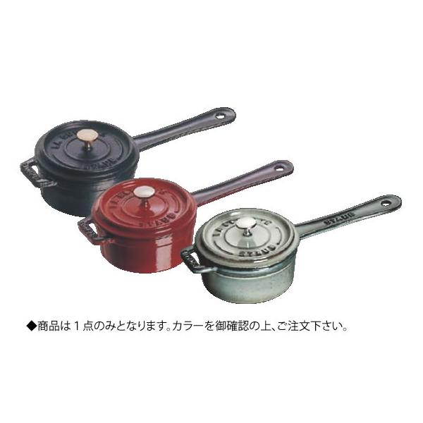 ストウブ ミニ ソースパン 10cm 黒 1241025 : 厨房用品 安吉 ストウブ ミニ ソースパン 10cm 黒 1241025 : 厨房用品 安吉