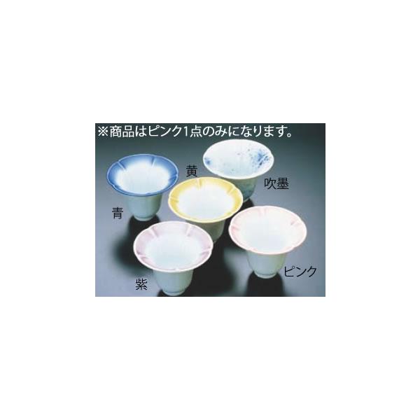 陶器 朝顔 珍味入 ピンク