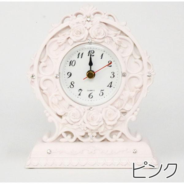 置き時計 おしゃれ ファームハウス ローズレリーフ かわいい 花柄 薔薇雑貨 Go 0016 Zakka Select 通販 Yahoo ショッピング
