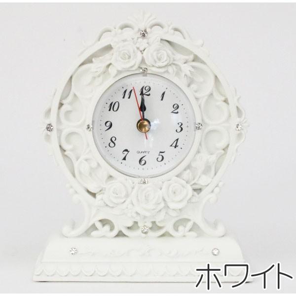 置き時計 おしゃれ ファームハウス ローズレリーフ かわいい 花柄 薔薇雑貨 Go 0016 Zakka Select 通販 Yahoo ショッピング