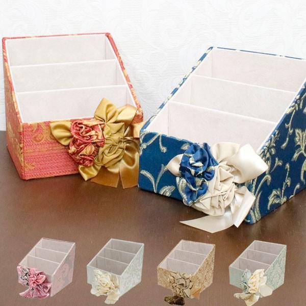 小物入れ おしゃれ ホルダー3列 アクアフラワー 姫系 ピンク かわいい 定価 ホワイト