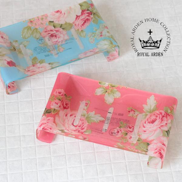 商品名：ソープディッシュデザイン：カプリローズカラー：カプリローズ、カプリローズブルーサイズ(約)：横幅17×高さ3.5×奥行き9.5cm材質：アクリル(メタクリル樹脂)耐熱：60度原産国：台湾お届け方法：宅配便注意事項写真撮影時の光の加減...