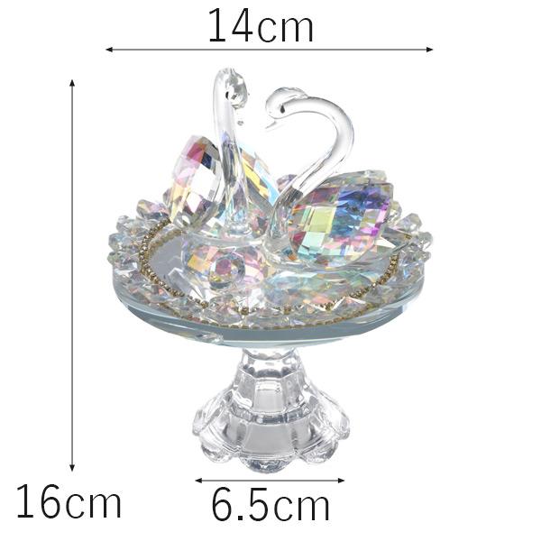 白鳥 置物 おしゃれ 置き物 ガラス細工 スワン ダブル オブジェ おしゃれ Pa 06 薔薇雑貨のヒーリングローズ 通販 Yahoo ショッピング