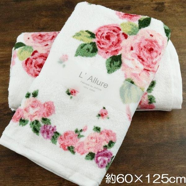 バスタオル 花柄 姫系 薔薇 雑貨日本製 ローズヴィーナス コットン 綿100 Rp 0025 Zakka Select 通販 Yahoo ショッピング