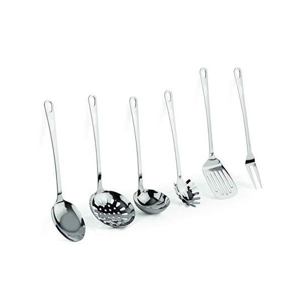 ブランド 新品 キッチンツール6Pセット ステンレス レードル スキマー