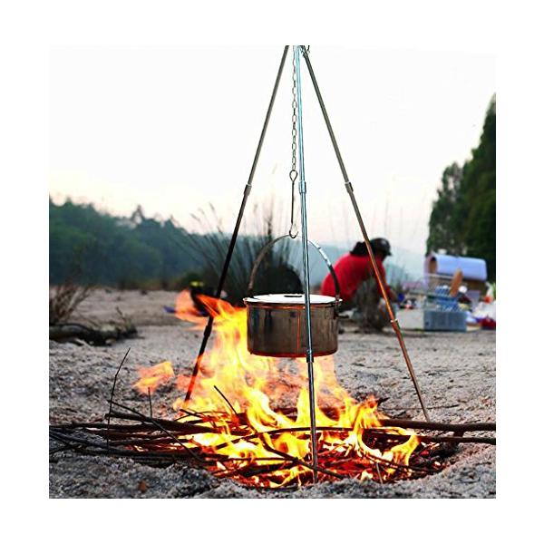 Hanano 焚火缶 トライポッド 80cm 頑丈 コンパクト Hh 0104 スマホ スタンド セット シルバー Nax Smile Seed 通販 Yahoo ショッピング