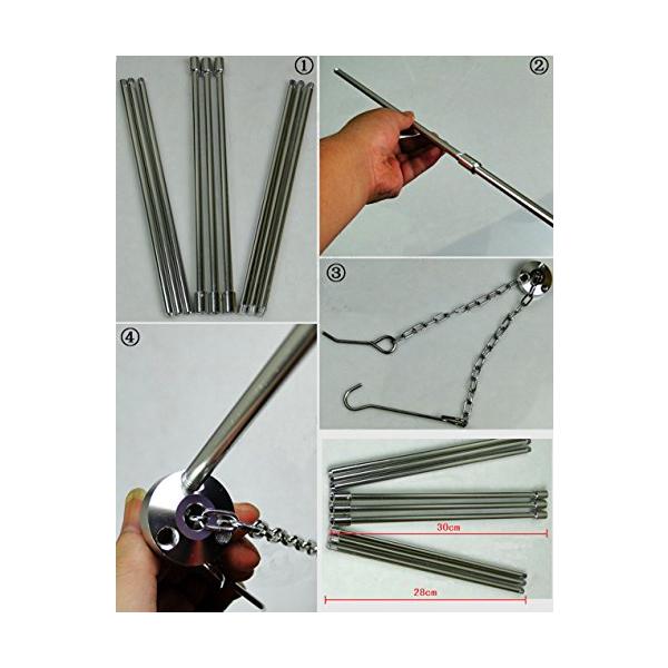 Hanano 焚火缶 トライポッド 80cm 頑丈 コンパクト Hh 0104 スマホ スタンド セット シルバー Nax Smile Seed 通販 Yahoo ショッピング