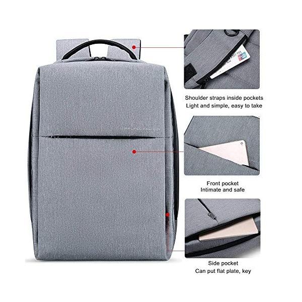 無印優品 ビジネスリュック メンズ 大容量 通学 大容量 人気 メンズ リュックサック 多機能 バックパック 通学 通勤 大容量 Usb 充電 Yfj Smile Seed