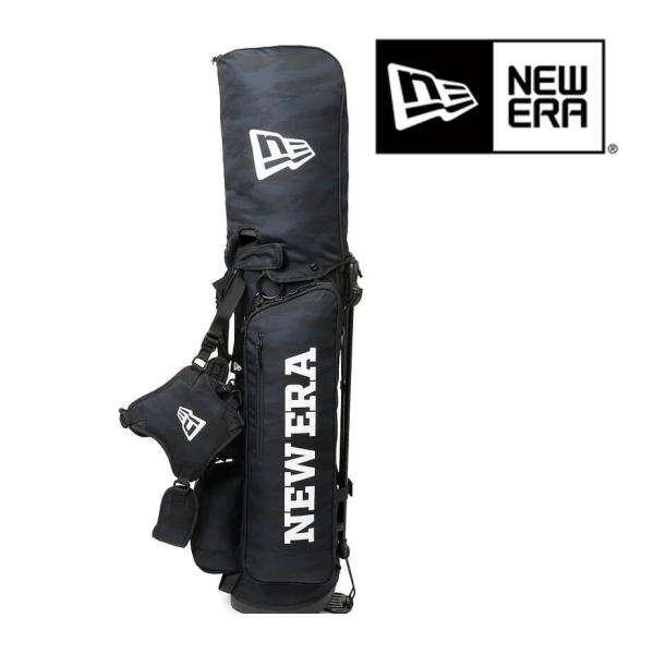 新品未使用NEW ERA スタンドキャディバッグ ゴルフ タイガーストライプ NEW ERA（ニューエラ） キャディバッグ ニューエラゴルフ スタンド式
