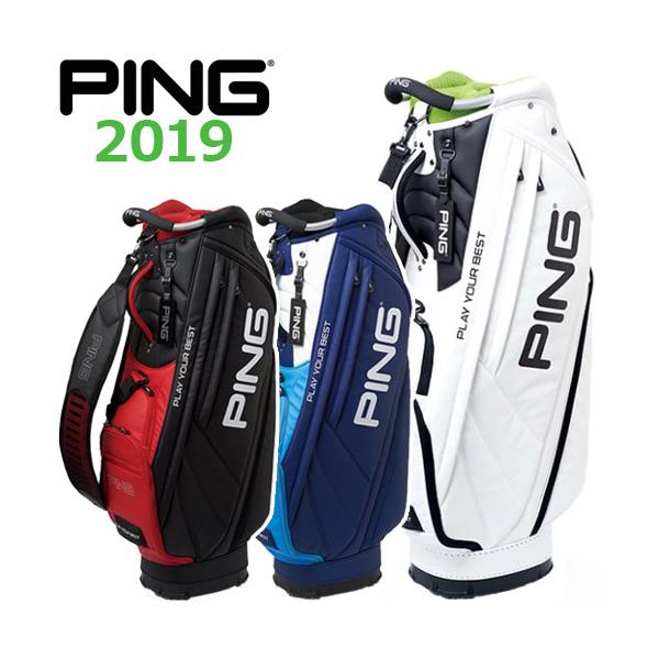 PING キャディバッグ ピン CB-P191 ホワイト ブラック レッド