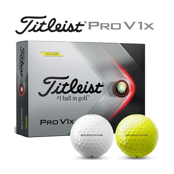 ① Titleist Pro V1x ゴルフボール　21個 Titleist（タイトリスト） 【あすつく対応】Titleist PRO V1x 2021