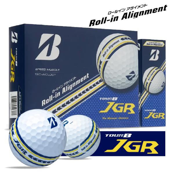 [即納可能] ブリヂストン ゴルフ 2026 TOUR B JGR ロールイン アライメント ゴルフボール 1ダース(12球) Roll-in Alignment BRIDGESTONE GOLF