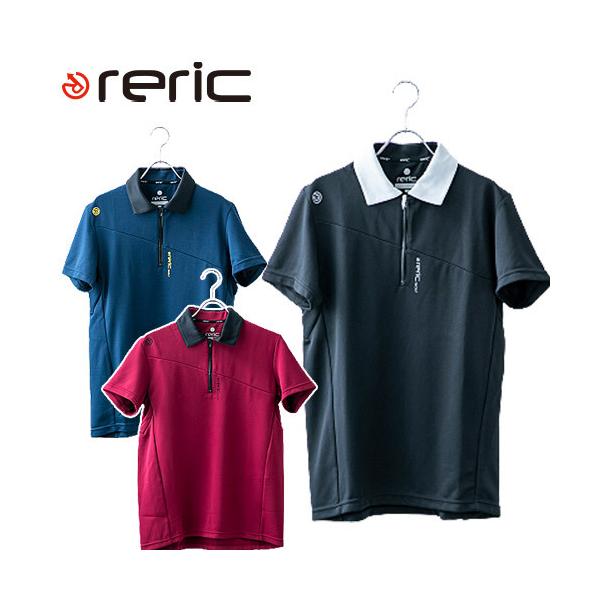 あすつく対応】reric golf [レリック ゴルフ] ハーフジップ 半袖