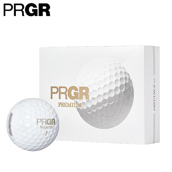 PRGR プロギア PREMIUM 2024 ゴルフ ボール 1ダース(12球) 無地