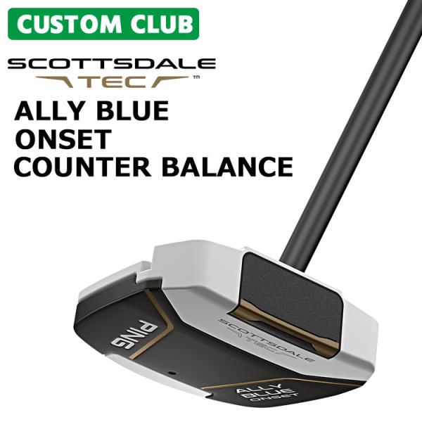 メーカーカスタム ピン SCOTTSDALE TEC スコッツデール テック パター ALLY BLUE ONSET CB アリー ブルー オンセット カウンターバランス 右用 日本正規品 PING
