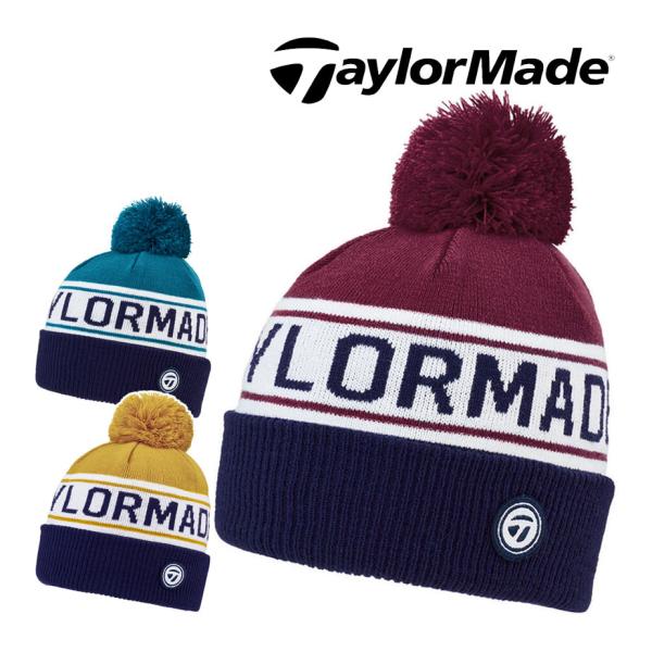 TaylorMade（テーラーメイド） ニット帽 ポンポンビーニー メンズ