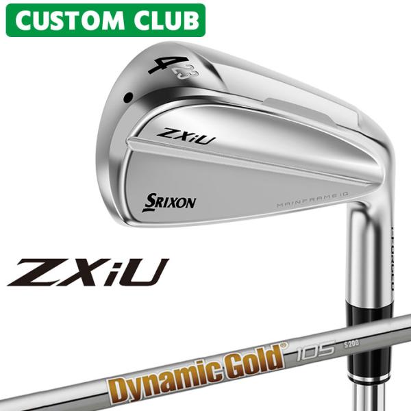 メーカー正規カスタム スリクソン ZXiU 2027 右用 ユーティリティ アイアン Dynamic Gold 105 スチールシャフト ダンロップ SRIXON