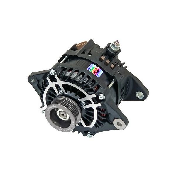 ADVANCE HIGH EFFCIENCY ALTERNATOR 150A 日産 ニッサン スカイライン R34型用 ブラック(HE150-011B)