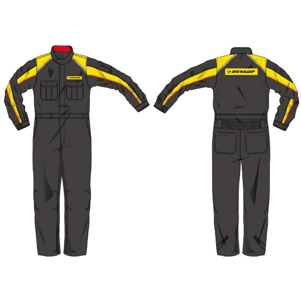 ダンロップ モータースポーツ 長袖ツナギ (T-3)