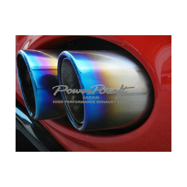 パワークラフト ハイブリッドエキゾーストマフラーシステム アウディ R8 5.2 V10/スパイダー 2009〜2012用 チタンテール(P-AU710101)