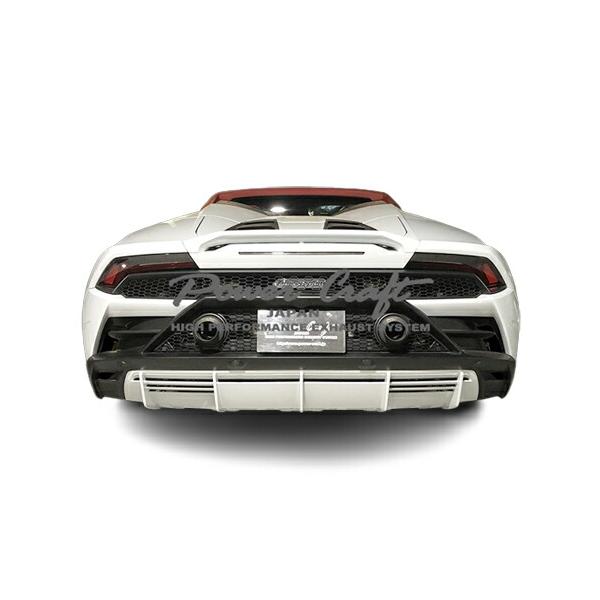 パワークラフト ハイブリッドエキゾーストマフラーシステム ランボルギーニ ウラカン STO/EVO用 (P-LA1070102)