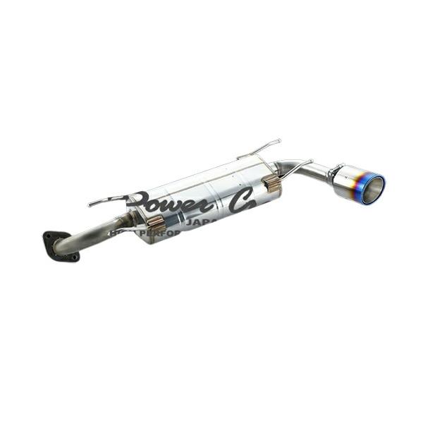 パワークラフト エキゾーストマフラーシステム RSシングルテールタイプ スバル BRZ 後期 ZC6用 (P-SU270115)