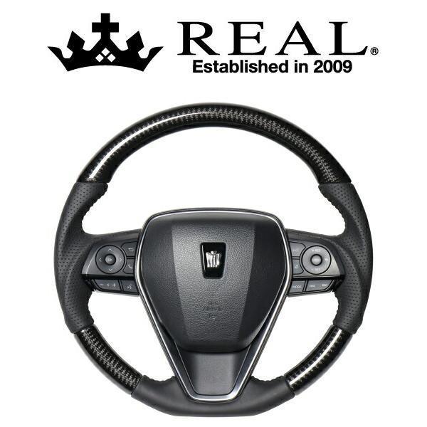 REAL STEERING オリジナルシリーズ トヨタ クラウン 220系用 ブラックカーボン TYA-BKC