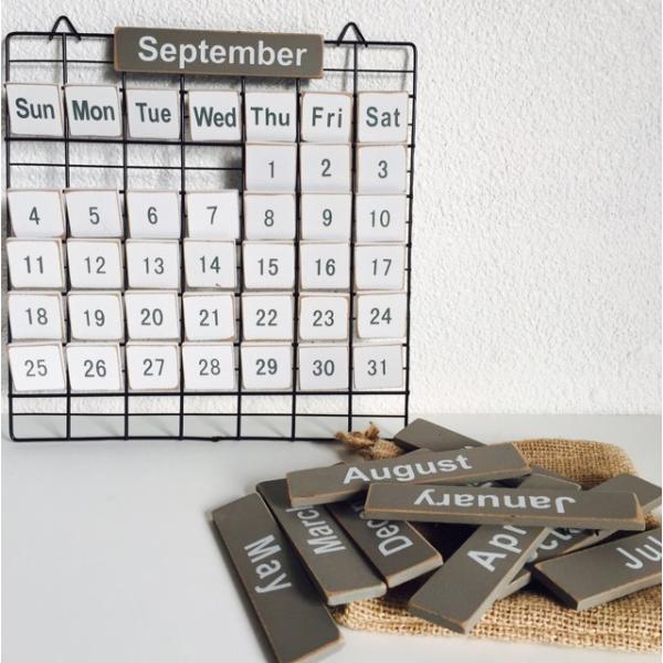 プリミティブカレンダー 万年 カレンダー おしゃれ かわいい ナチュラル 雑貨カフェ Cafe レトロのレビュー クチコミとして参考になる投稿1枚 Roomclip Item