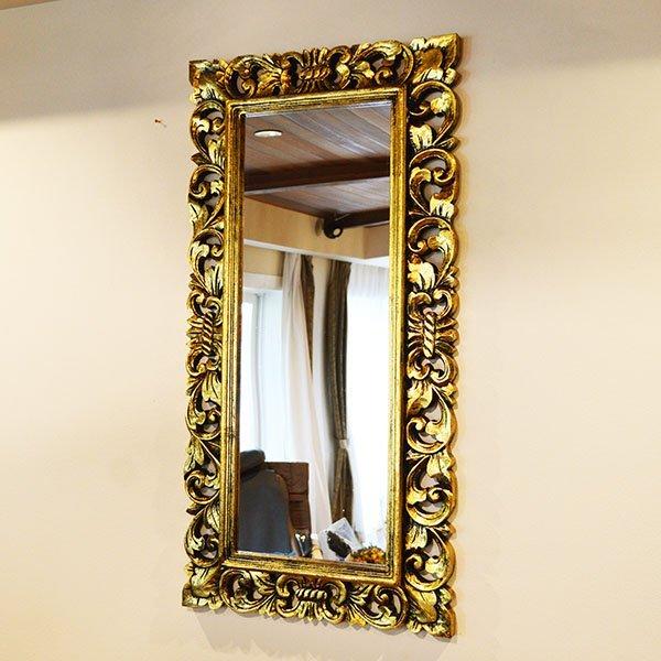 海外輸入 鏡 バリ家具 職人さん手彫りのバリ直送鏡 asakusa.sub.jp