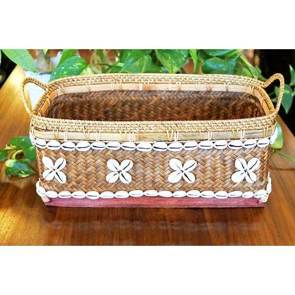 カゴ 収納ボックス おもちゃ入れ 小物入れ アジアン雑貨 バリ バリ島のタカラガイバンブーバスケット 長方形 インテリア雑貨 収納雑貨 デザイン雑貨 アジアン家具 雑貨 Yayapapus 通販 Yahoo ショッピング