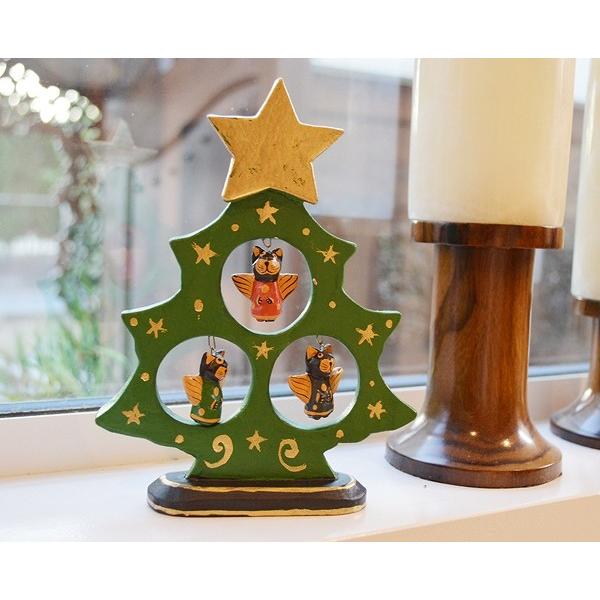 置き物 オブジェ オーナメント インテリア小物 アジアン雑貨 バリ クリスマスエンジェルネコツリー ナチュラル インテリア雑貨 デザイン雑貨 アジアン家具 雑貨 Yayapapus 通販 Yahoo ショッピング