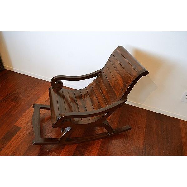アジアン家具 木製 バリ チーク無垢のロッキングチェア おしゃれ インテリア エスニック ラウンジチェア アジアン家具 雑貨 Yayapapus 通販 Yahoo ショッピング