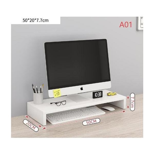 商品詳細:カラー:/A01-A06/B01-B06サイズ:/フリーサイズ商品説明◎ついつい物があふれがちなデスクの上を有効活用できるシンプルな木製モニタースタンド。◎モニターを一段上げることで下のスペースを有効活用でき、デスクをもっと広く使...