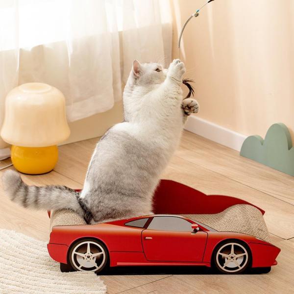 猫 つめとぎ ダンボール 猫のつめとぎ 爪とぎ 爪研ぎ 猫爪とぎベッド 車型爪とぎ ペットソファ ペットベッド 強化ダンボール 高密度 M
