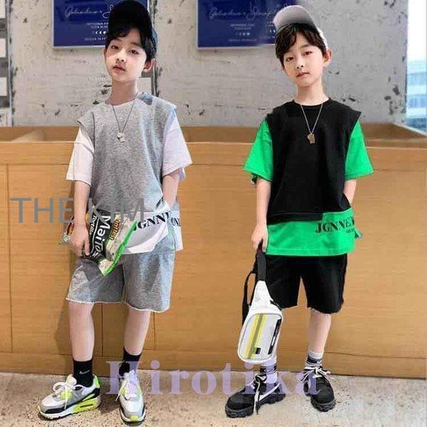 子供服 セットアップ キッズ 男の子 夏 上下セット 半袖Tシャツ ハーフ
