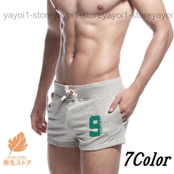 ショートパンツ スウェットパンツ メンズ 紳士 インナー ローライズ 通気性 前閉じ シンプル リラックス オシャレ 着回し