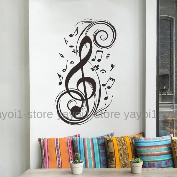 音楽が大好きな方にピッタリな、音符デザインのウォールステッカーです。【サイズについて】30x90cm※測り方により多少の誤差が生じる場合がございます※【素材について】PVC（ポリ塩化ビニル）【カラーについて】生産ロットにより柄の出方や色の濃...