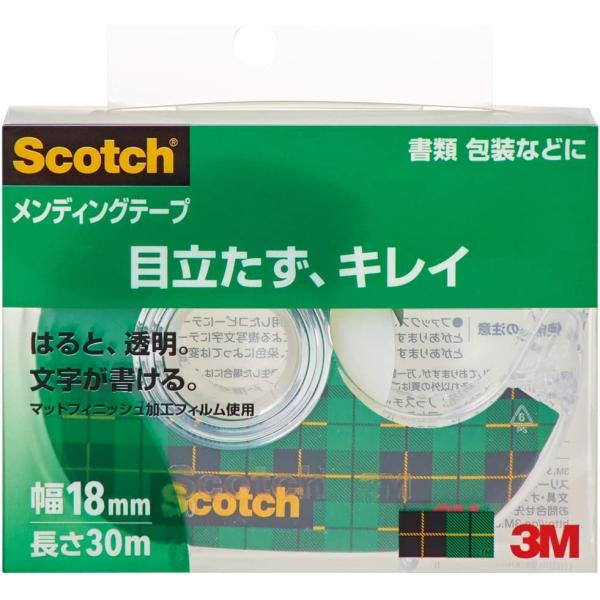 【発売日：2022年12月25日】●色: 18mm 単品●ブランド スリーエム(3M)●色 18mm 単品●サイズ 18mm×30●紙厚 0.06 ミリメートル●巻芯径:25mm●サイズ:18mmx30m●テープ厚:0.058mm●数量:1...