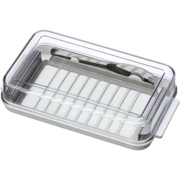 ステンレスカッター式 バターケース バターナイフ付  日本製 BTG2DX