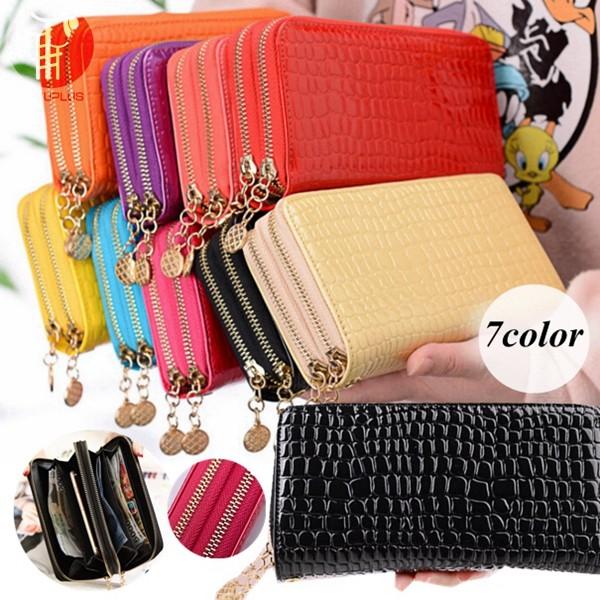 長財布 財布 ダブルファスナー 即納 大容量 レディース カード収納 機能的 お財布 女性用 レザー ロングウォレット サイフ 代引不可 Qims06 八癒ショップ 通販 Yahoo ショッピング