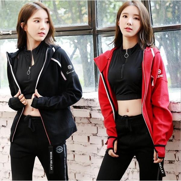 スポーツウェア トレーニングウェア レディース ランニングウェア パーカー トップス 長袖 ジャージ 全3色 運動会 マラソン フィットネス ランニング Xdyoga55 八癒ショップ 通販 Yahoo ショッピング