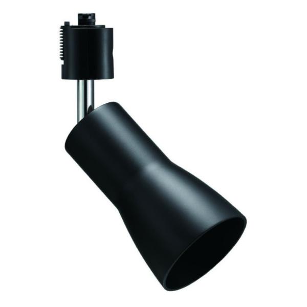 YAZAWA LED電球付属スポットライト ブラック E26 ダクトレール用 40形相当 昼光色 SPL04D01BK