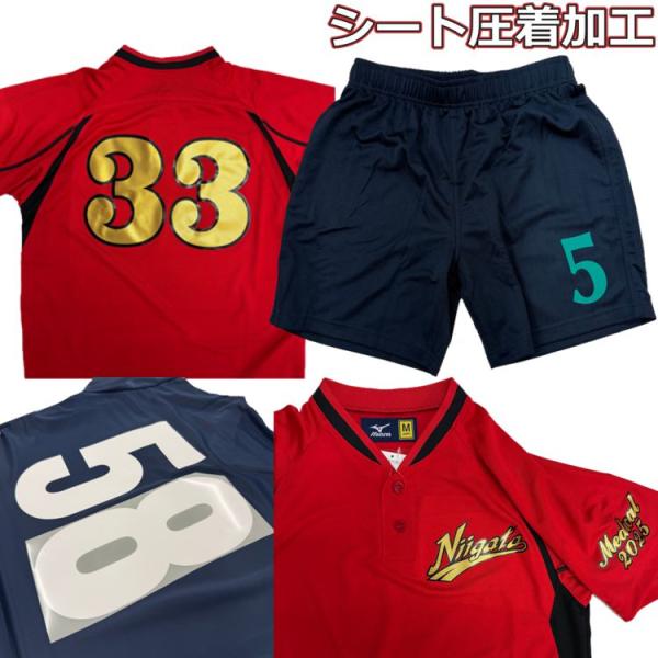 オーダーページ Vジャン シート熱圧着加工】 野球 Vジャン アウター チーム揃え ソフトボール