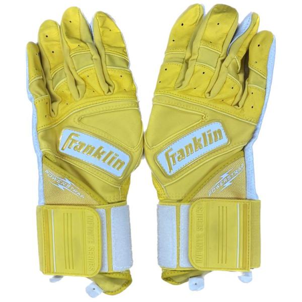 元巨人　二岡　実物バッティング手袋 元巨人二岡実物バッティング手袋