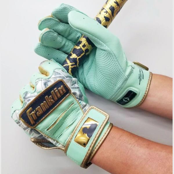 野球　フランクリン　バッティング手袋　Sサイズ　グリーン　本革 野球 フランクリン バッティング手袋 Sサイズ グリーン 本革