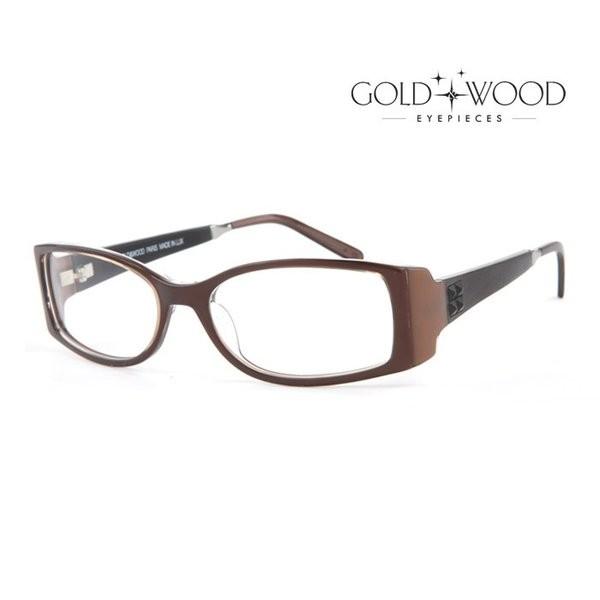 めがね Gold Wood ゴールドアンドウッド メガネフレーム メンズ レディース 優雅な印象 伊達メガネ Gw C23 2 並行輸入品 Uvカット透明レンズ装着可能 Supersport Tn