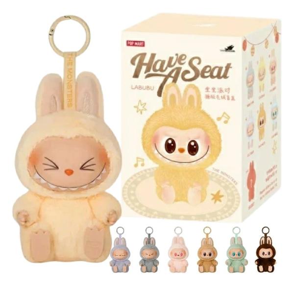 LABUBU HAVE A SEAT シリーズ　ぬいぐるみペンダント　1セット POP MART Labubu The Monsters Have a Seat Series Plush Pendant