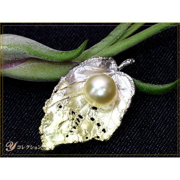 ギフト応援プライス ゴールデンパール 白蝶真珠 大粒11mm SV950