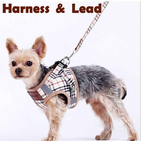 犬 首輪 ハーネス リード チェック 内側ファー素材 小型犬 中型犬 胴輪 Xs S M L Xl Ar19 I Pet 通販 Yahoo ショッピング