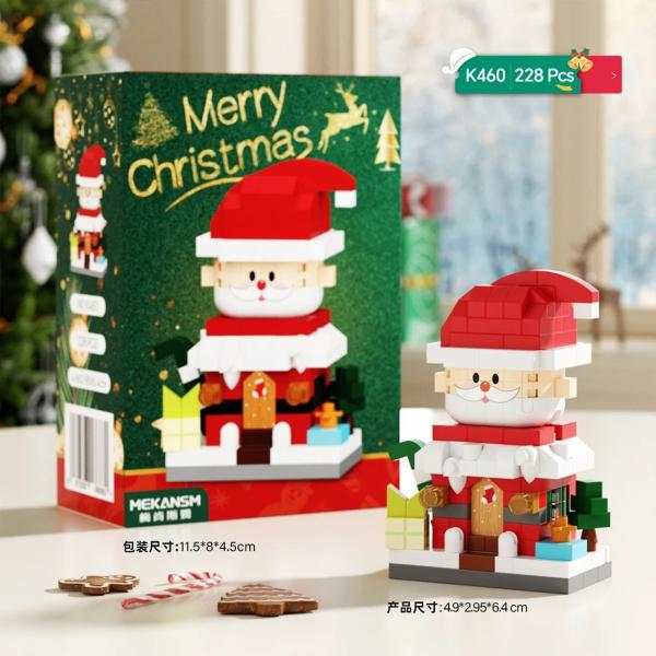 約100ピース マイクロブロック サンタ・雪だるま Micro Diamond Bricks / Santa Claus